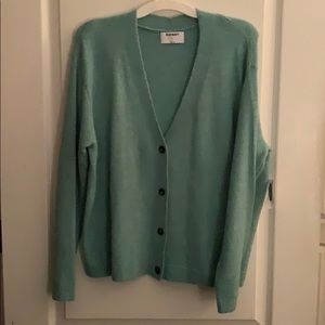 3/$22 Old Navy teal cardigan. medium. NWT.